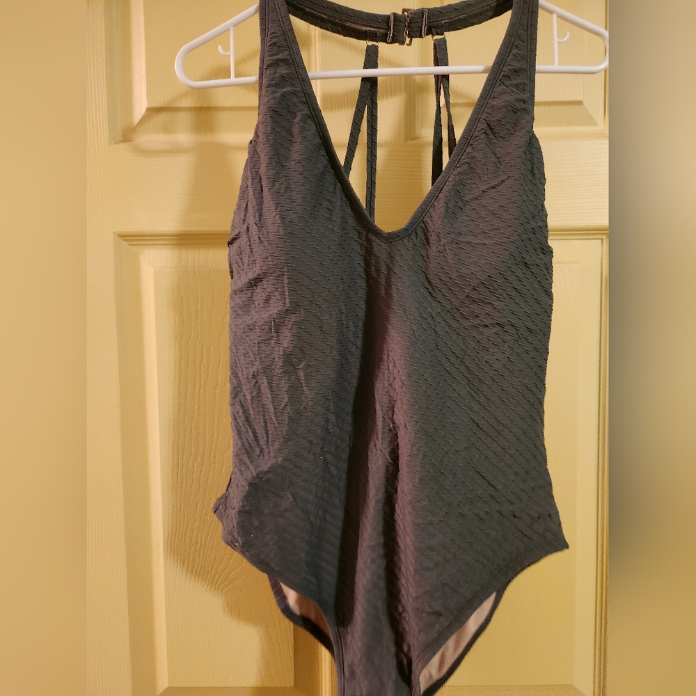 Green bathing suit